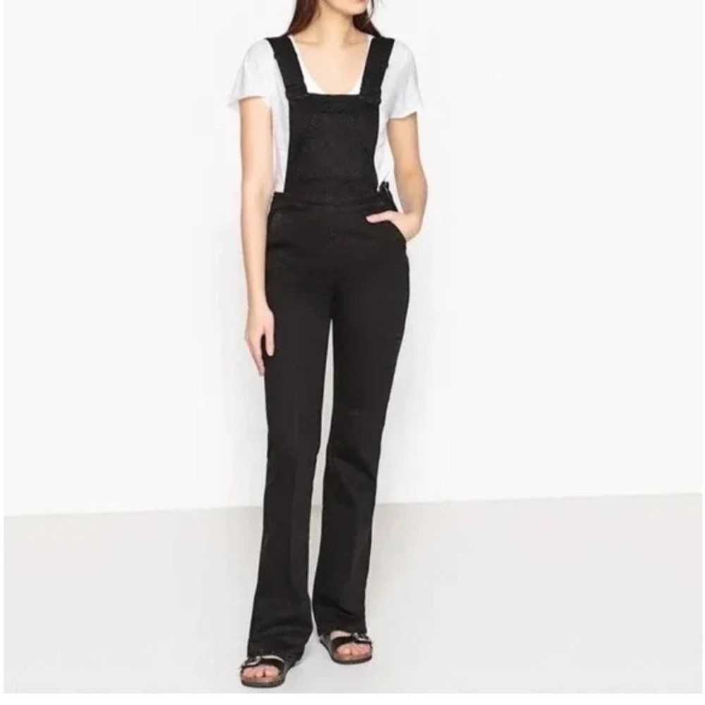 Ba&sh Dorothea Denim Flare Leggings in Black